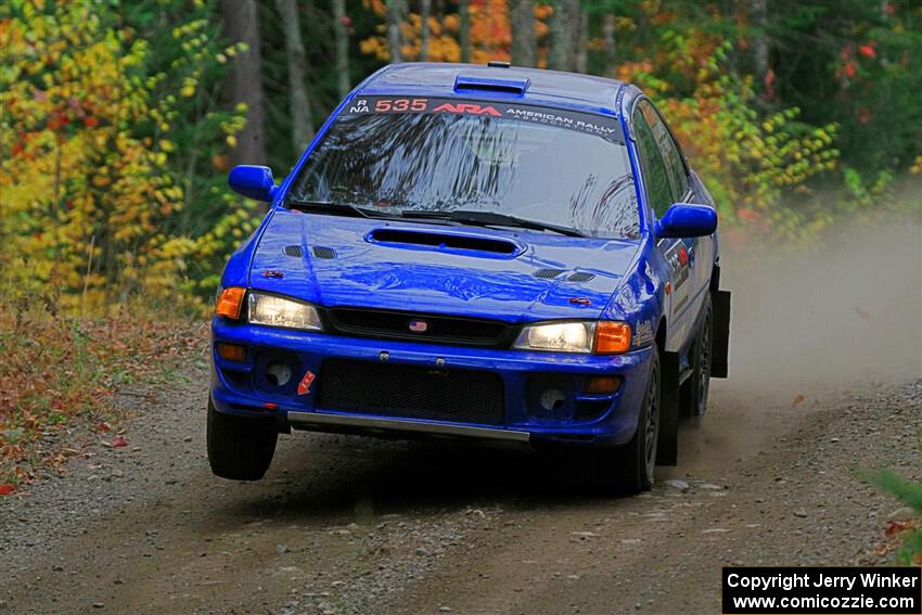 Connor Himes / Elliot Prusi Subaru Impreza on SS10, Al's Playground II.