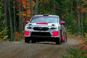 Brad Hayosh / Neil Moser Subaru WRX STi on SS10, Al's Playground II.