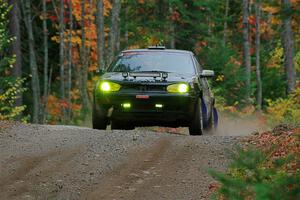 Chase Blakely / Mike Callaway VW GTI GLX on SS10, Al's Playground II.