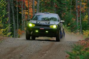 Chase Blakely / Mike Callaway VW GTI GLX on SS10, Al's Playground II.