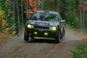 Chase Blakely / Mike Callaway VW GTI GLX on SS10, Al's Playground II.