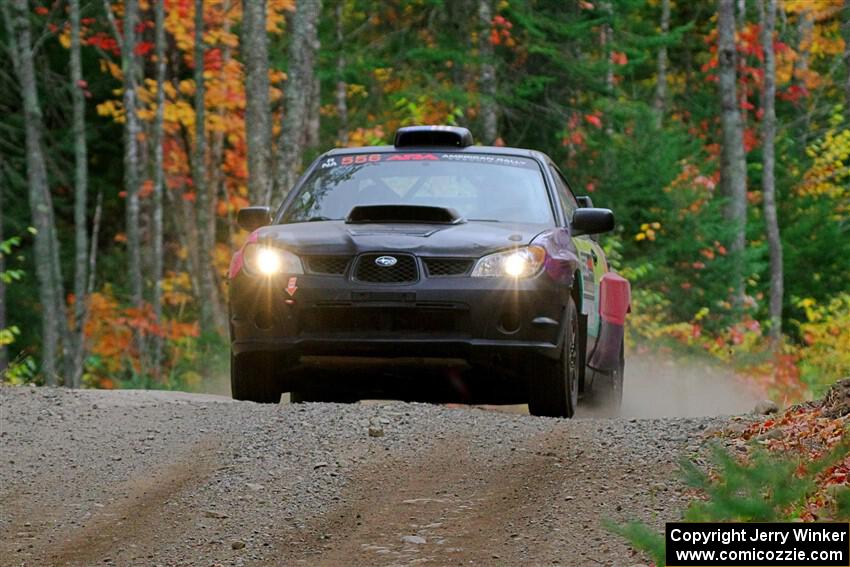 Colin Gleason / Tom Addison Subaru Impreza 2.5RS on SS10, Al's Playground II.