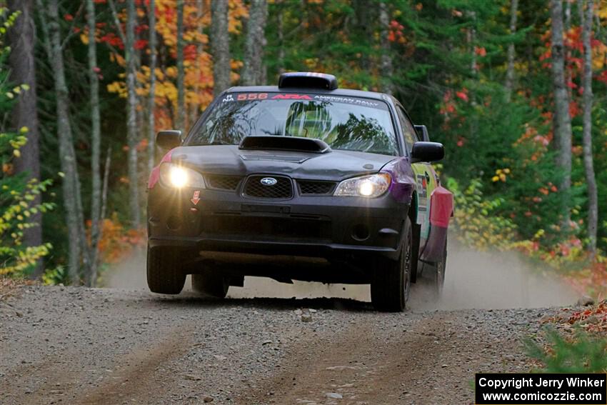 Colin Gleason / Tom Addison Subaru Impreza 2.5RS on SS10, Al's Playground II.