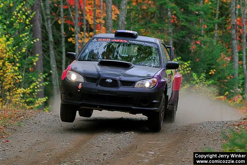 Colin Gleason / Tom Addison Subaru Impreza 2.5RS on SS10, Al's Playground II.