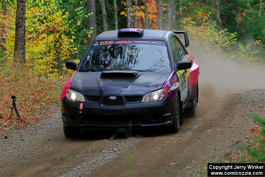 Colin Gleason / Tom Addison Subaru Impreza 2.5RS on SS10, Al's Playground II.