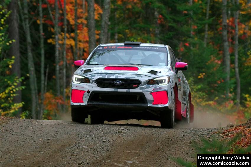 Brad Hayosh / Neil Moser Subaru WRX STi on SS10, Al's Playground II.