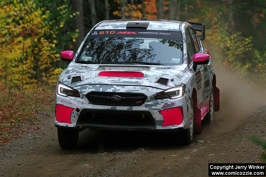 Brad Hayosh / Neil Moser Subaru WRX STi on SS10, Al's Playground II.