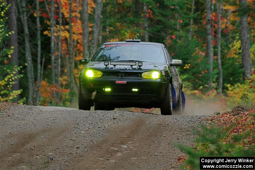 Chase Blakely / Mike Callaway VW GTI GLX on SS10, Al's Playground II.