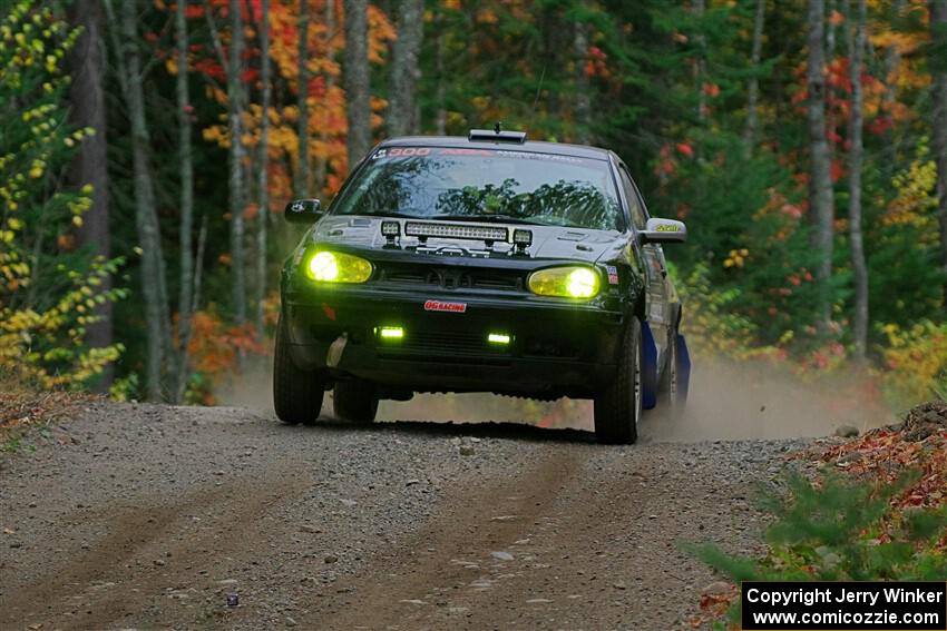 Chase Blakely / Mike Callaway VW GTI GLX on SS10, Al's Playground II.