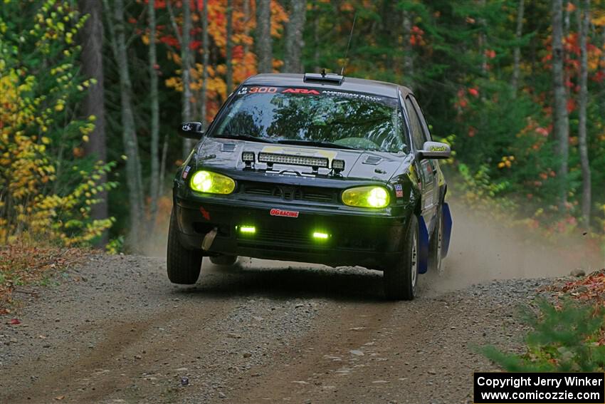 Chase Blakely / Mike Callaway VW GTI GLX on SS10, Al's Playground II.