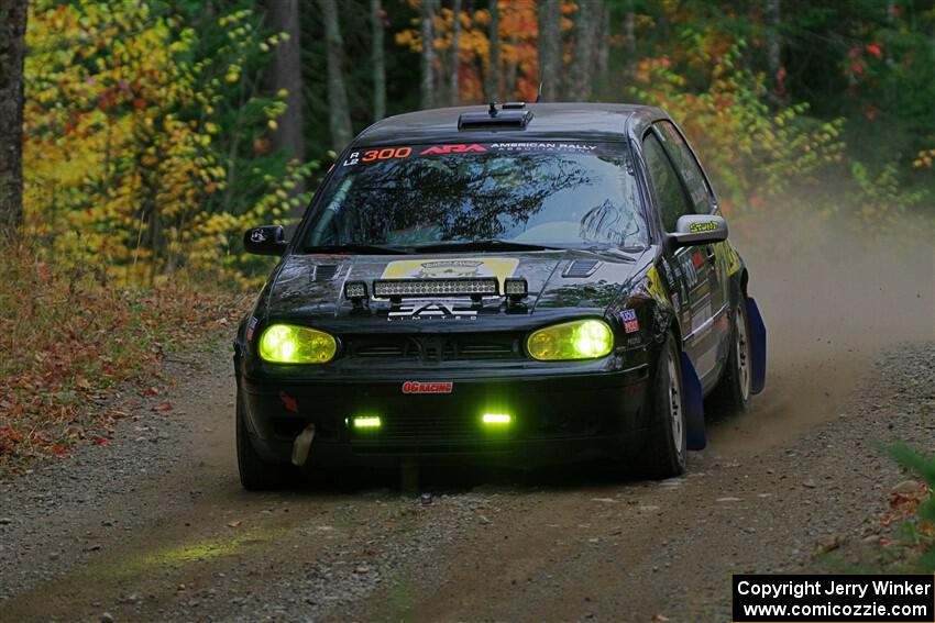 Chase Blakely / Mike Callaway VW GTI GLX on SS10, Al's Playground II.