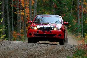 Jess Davids / Eric Frentress Subaru Impreza on SS10, Al's Playground II.