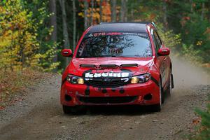 Jess Davids / Eric Frentress Subaru Impreza on SS10, Al's Playground II.