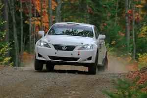 John Barnett / Matt Vaught Lexus IS250 on SS10, Al's Playground II.