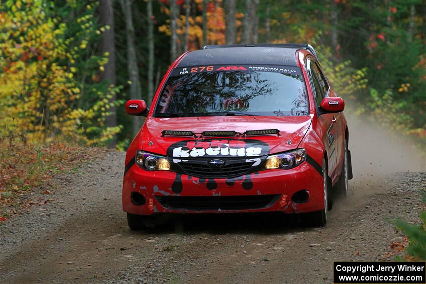 Jess Davids / Eric Frentress Subaru Impreza on SS10, Al's Playground II.