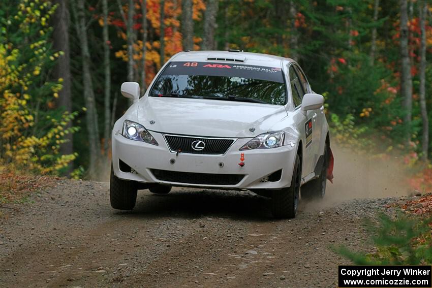 John Barnett / Matt Vaught Lexus IS250 on SS10, Al's Playground II.