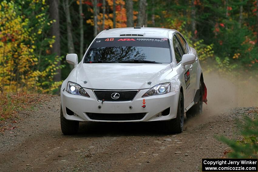 John Barnett / Matt Vaught Lexus IS250 on SS10, Al's Playground II.