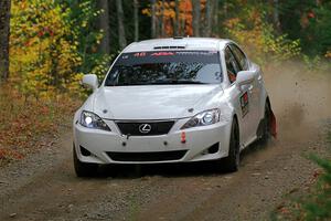 John Barnett / Matt Vaught Lexus IS250 on SS10, Al's Playground II.