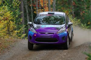 Imogen Thompson / Steve Harrell Ford Fiesta on SS10, Al's Playground II.