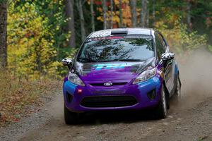 Imogen Thompson / Steve Harrell Ford Fiesta on SS10, Al's Playground II.