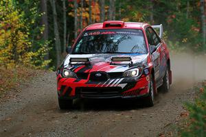 Andrew Layton / Joe Layton Subaru Impreza on SS10, Al's Playground II.