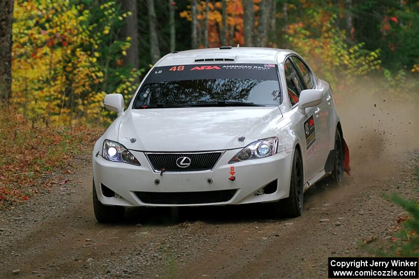 John Barnett / Matt Vaught Lexus IS250 on SS10, Al's Playground II.