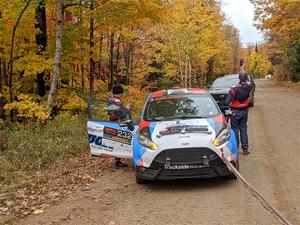 Mark Tabor / Kathryn Hansen Ford Fiesta ST was a DNF on SS10, Al's Playground II.