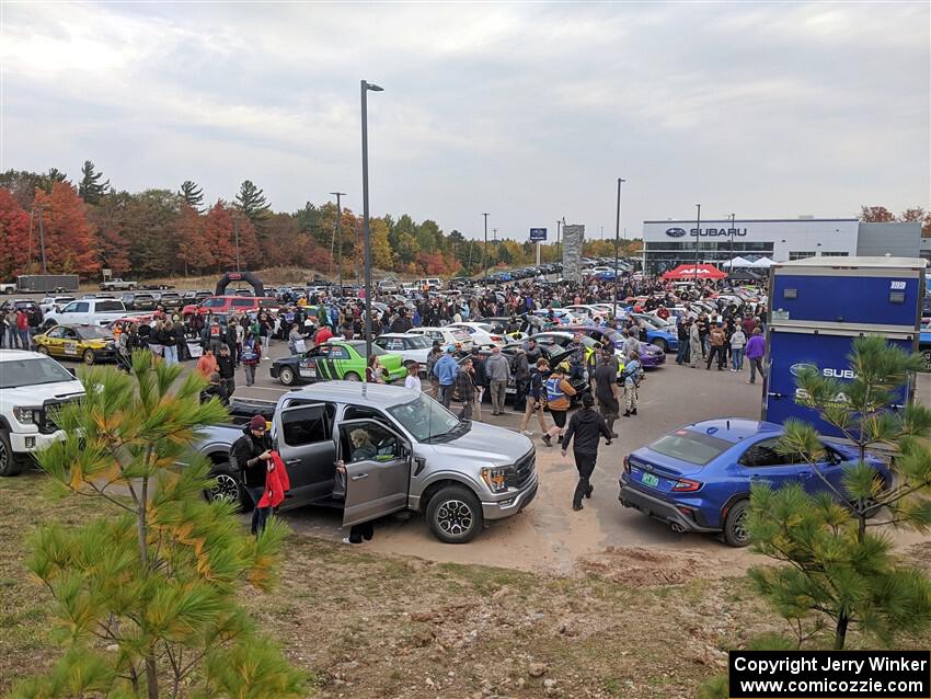 A hillside view of parc expose at Fox Subaru in Marquette, MI.