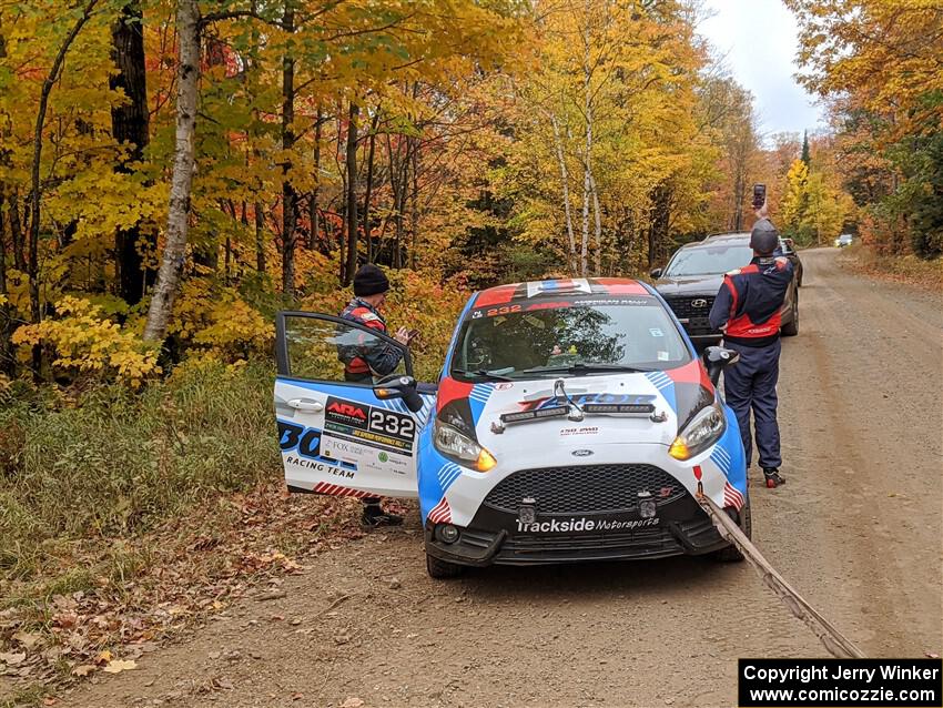 Mark Tabor / Kathryn Hansen Ford Fiesta ST was a DNF on SS10, Al's Playground II.