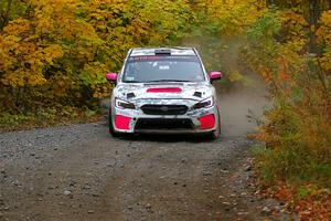 Brad Hayosh / Neil Moser Subaru WRX STi on SS13, Trouble I.