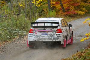 Brad Hayosh / Neil Moser Subaru WRX STi on SS13, Trouble I.