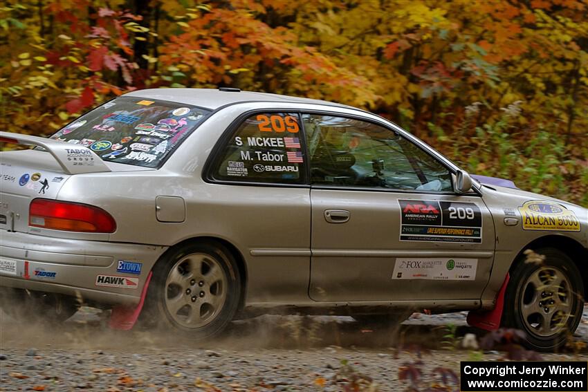 Madelyn Tabor / Sophia McKee Subaru Impreza 2.5RS on SS13, Trouble I.