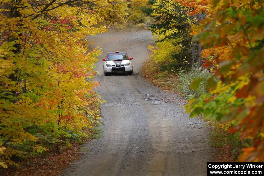 Jason Cook / Maggie Tu Subaru WRX on SS13, Trouble I.