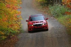 Jess Davids / Eric Frentress Subaru Impreza on SS13, Trouble I.