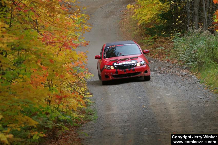 Jess Davids / Eric Frentress Subaru Impreza on SS13, Trouble I.