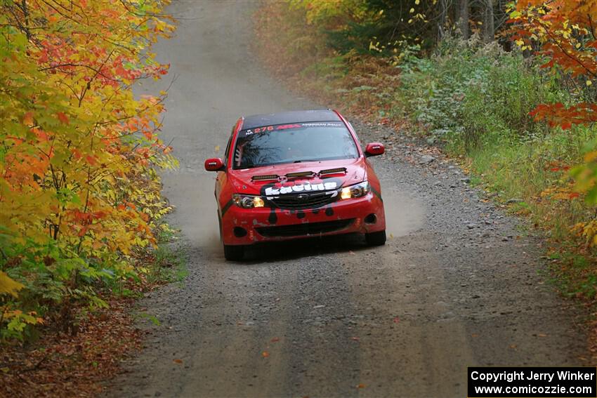 Jess Davids / Eric Frentress Subaru Impreza on SS13, Trouble I.