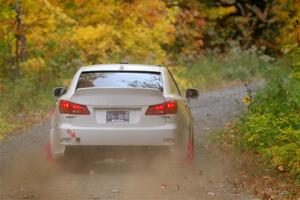 John Barnett / Matt Vaught Lexus IS250 on SS13, Trouble I.