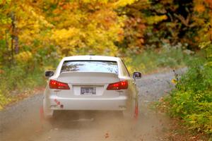 John Barnett / Matt Vaught Lexus IS250 on SS13, Trouble I.