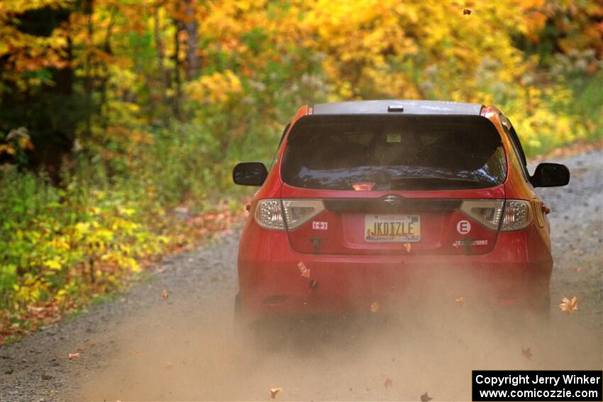 Jess Davids / Eric Frentress Subaru Impreza on SS13, Trouble I.