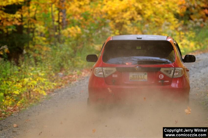 Jess Davids / Eric Frentress Subaru Impreza on SS13, Trouble I.