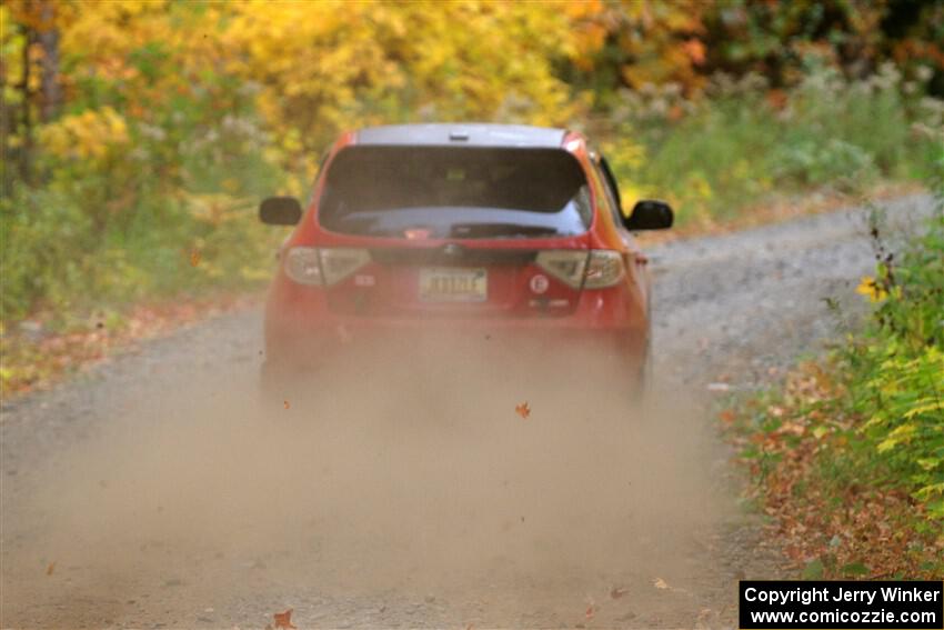 Jess Davids / Eric Frentress Subaru Impreza on SS13, Trouble I.