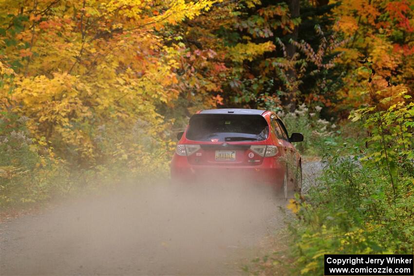 Jess Davids / Eric Frentress Subaru Impreza on SS13, Trouble I.