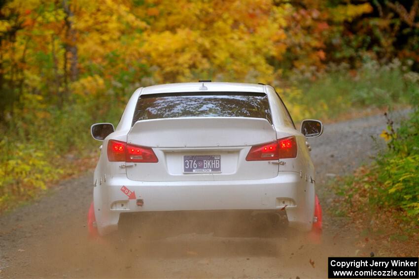 John Barnett / Matt Vaught Lexus IS250 on SS13, Trouble I.