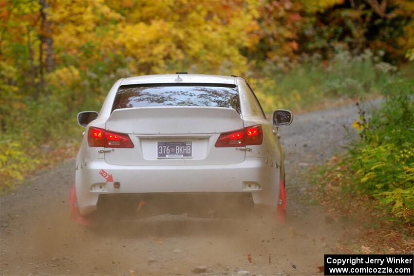 John Barnett / Matt Vaught Lexus IS250 on SS13, Trouble I.