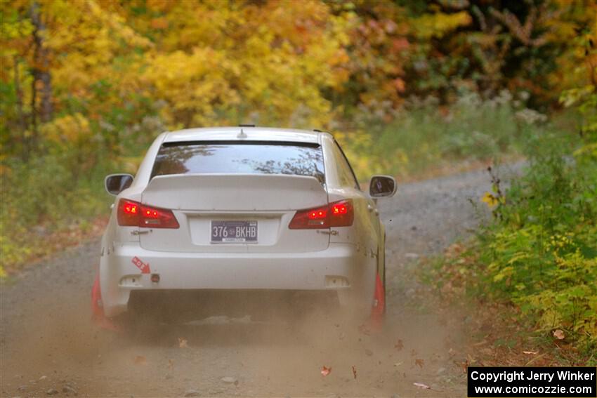 John Barnett / Matt Vaught Lexus IS250 on SS13, Trouble I.