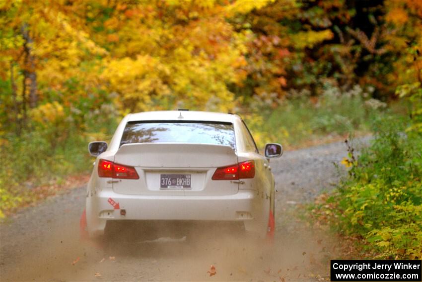 John Barnett / Matt Vaught Lexus IS250 on SS13, Trouble I.