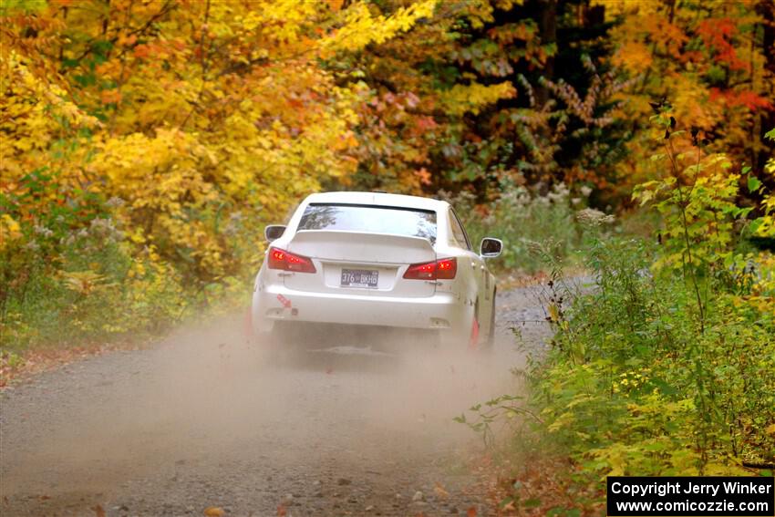 John Barnett / Matt Vaught Lexus IS250 on SS13, Trouble I.