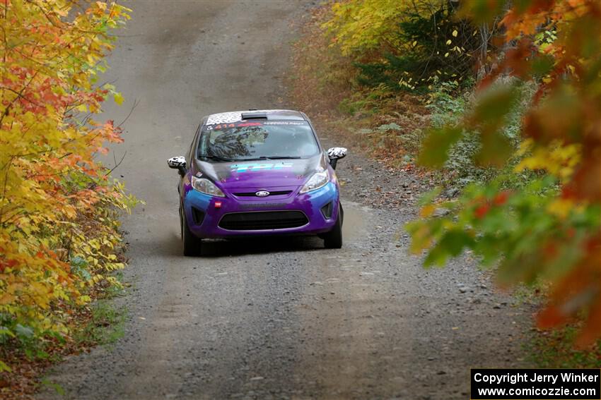 Imogen Thompson / Steve Harrell Ford Fiesta on SS13, Trouble I.