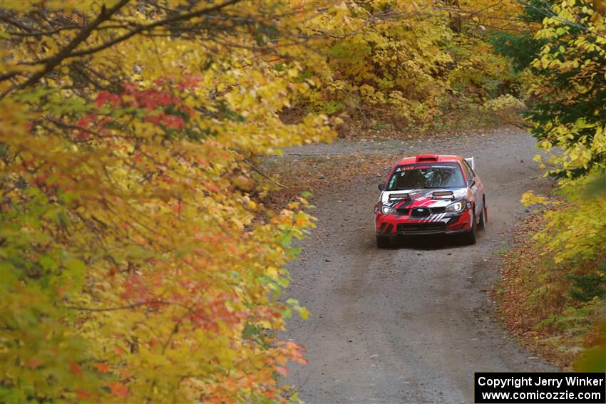 Andrew Layton / Joe Layton Subaru Impreza on SS13, Trouble I.