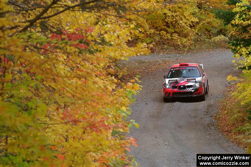 Andrew Layton / Joe Layton Subaru Impreza on SS13, Trouble I.